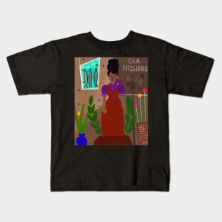Women in Jazz series: featuring Ella Fitzgerald Kids T-Shirt